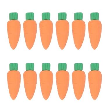 Imagem de TOYANDONA 30 peças de mini borrachas de cenoura em miniatura para crianças, lembrancinhas de festa de Páscoa, recompensas e suprimentos escolares