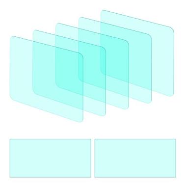 Imagem de Flexzion capacete de solda com energia solar para escurecimento automático, ferramenta de máscara selecionável para soldagem/moagem Arc Tig Mig Mma Grinding Plasma Cutting com faixa de sombra ajustável 9-13, MSK_WLD_5_2P, Lens Film Replacement