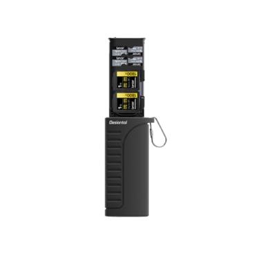 Imagem de Desiontal Estojo Para Leitor De Cartão Micro Sd 2 Em 1, Transporte Com Suporte Tf, Duplo, Organizador Memória À Prova D'Água Otg, 6 Cartões Tf/4 Sd/2 Sim, Computador, Ipad, Iphone/Smartphone Android