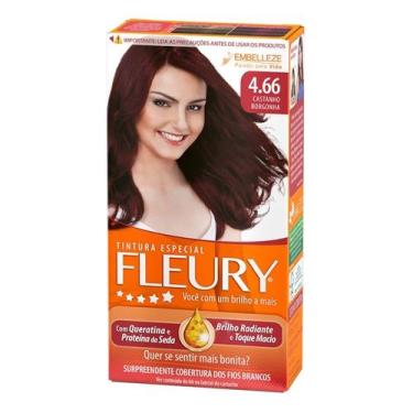 Imagem de Tintura Especial Fleury Castanho Borganha 4.66 - EMBELLEZE