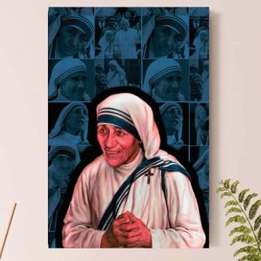Imagem de Placa Quadro Decorativo Católico - Ma.dre T.eresa de C.lcutá (Madre_03)