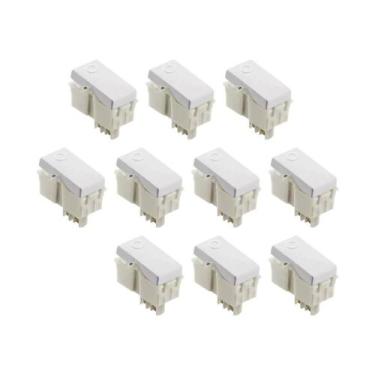 Imagem de Kit 10x Pulsador Minuteria Branco Liz Tramontina 57115025