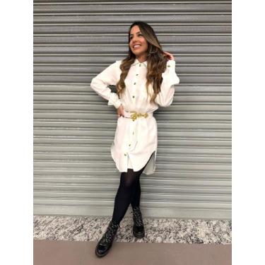 Imagem de Chemise Luxo - Maryjanne, Branco, M