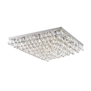 Imagem de Lustre paflon grape 45x45x20cm cromado cristal transparente - SkyLigth