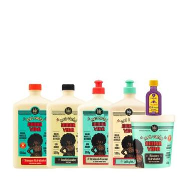 Imagem de Kit Lola Meu Cacho Minha Vida Completo + Pinga! Óleo Açaí e Pracaxi 50