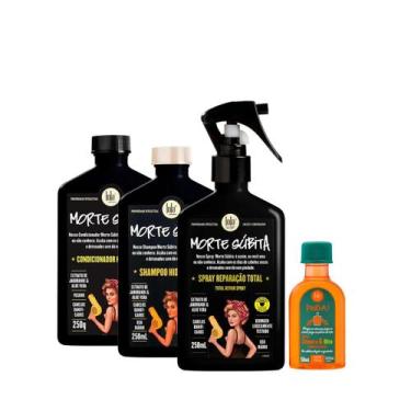 Imagem de Kit Lola Morte Súbita Sh 250ml + Cond 250ml + Spray 250ml + Pinga! Óle