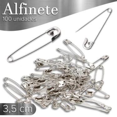 Imagem de Alfinete De Segurança 02 Prata - Pacote Com 100 Unidades - Nybc