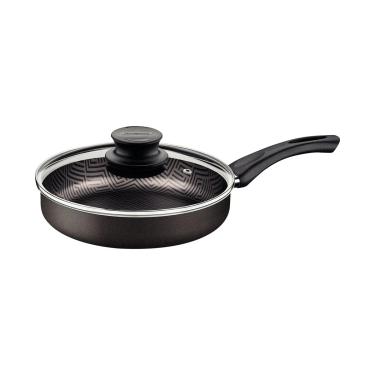 Imagem de Frigideira Reta Paris em Alumínio com Tampa de Vidro 22 cm 1,7 L Tramontina