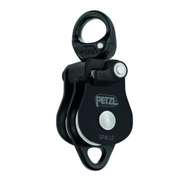 Imagem de Spin L2 - Polia Dupla Com Destorcedor, Cor Preta - Petzl