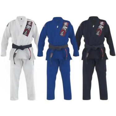 Imagem de Kimono Jiu Jitsu Trançado Reforçado Choke Naja Adullto Unissex Profiss