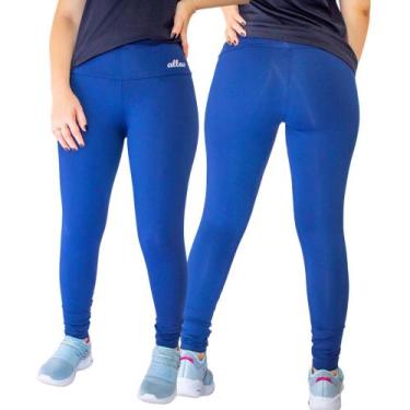 Imagem de Legging Feminino Uv50+ Roupa Academia Fitness Cós Alto Compressão Leg 