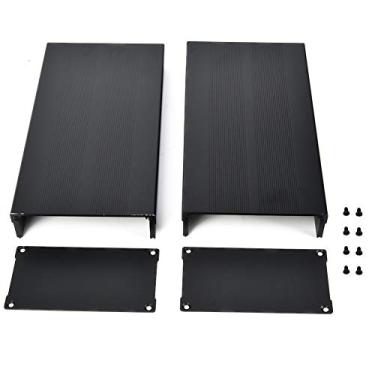 Imagem de Ymiko Caixa de Projeto de Alumínio, Gabinete de Liga e Conjunto de Parafusos Caixa de Projeto de Metal do Gabinete de Alumínio Com Uma Espessura de 1,25 a 1,5 Mm para Decodificadores,