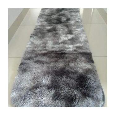 Imagem de Passadeira Quarto Felpuda - Expresso Enxovais, Cinza Mesclado