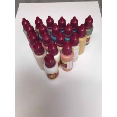 Imagem de Kit com 19 tintas PVA + verniz semi brilho - cód. 041 - Duna Atelier