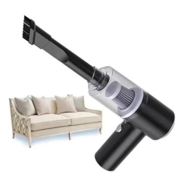 Imagem de Aspirador De Pó Preto Usb Portátil Completo Linha Premium Carro, Casa, Teclado 2000mAh