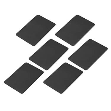 Imagem de 6pcs Reparação inflável de barcos Use kit de patch de PVC resistente a caiaque, boia, bote, equipamentos de esportes aquáticos, infláveis ​​de piscina Fácil de usar acessórios (Black)