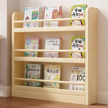 Imagem de Estante Atrás Da Porta, Estante De Economia De Espaço, Estante De Madeira Para Crianças, Organizador Para Brinquedos E Livros, Prateleira De Armazenamento A, White, 19.7 × 3.9 × 47.2 in