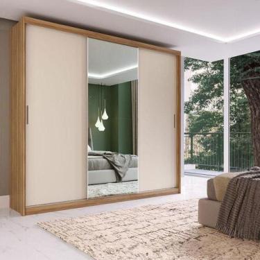 Imagem de Guarda Roupa Casal Ambiente Dalila 32211 Amendola Off White - Demóbile