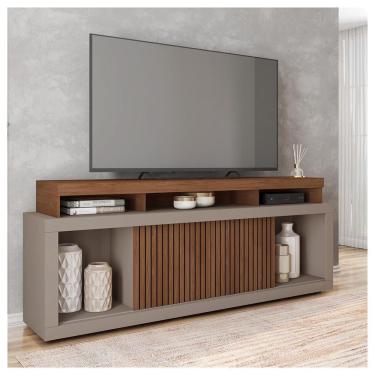 Imagem de Bancada Rack Para TV 70 Polegadas Fendi/Havana Sun Caemmun