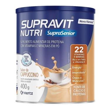 Imagem de Suplemento Supravit Nutri SupraSenior Cappuccino 400g-Hertz