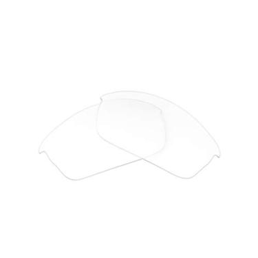 Imagem de Lentes de reposição UV CUT compatíveis com óculos de sol Oakley Flak Jacket - fabricadas nos EUA - (transparente/transparente)