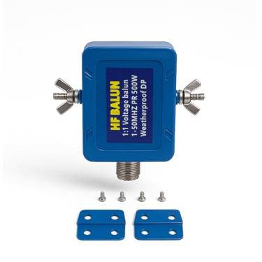 Imagem de GOOZEEZOO Antena balun de rádio de ondas curtas 49:1 tensão balun 1-30MHz 50Watt balun para antena amador