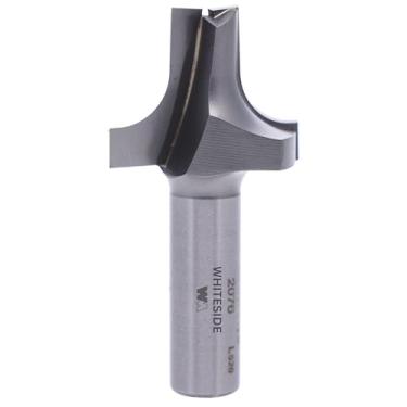Imagem de Whiteside Router Bits Fresa redonda 2076 com ponta de mergulho, raio de 9,5 mm e diâmetro grande de 3,5 mm