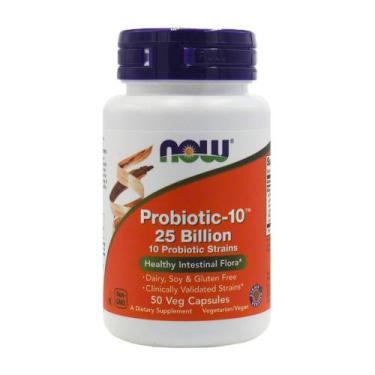 Imagem de Probiótico 10 - 25 Bilhões (50 Vegetarian Capsules) - Now Foods
