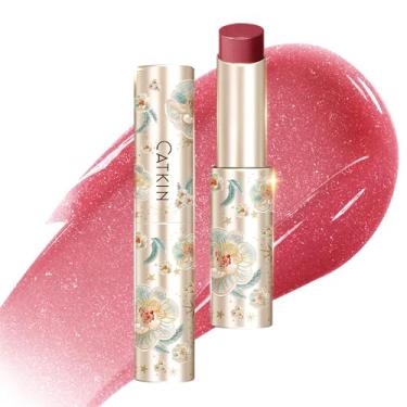 Imagem de Catkin Bálsamo Labial Brilhante Catkin Ultra Hidratante Glow Lip Tinted Jelly Plump Melting Balm Manteiga De Karité Reparador Calmante Para Lábios Secos Acabamento Úmido 0,12 Oz C05 Girassol