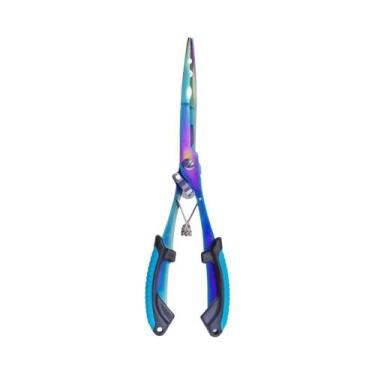 Imagem de Alicate Multifuncional de Pesca com Cortador de Linha em Aço Inoxidáve