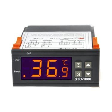 Imagem de Controlador De Temperatura Digital 220v, Termostato 12v 24v Led, Relé 