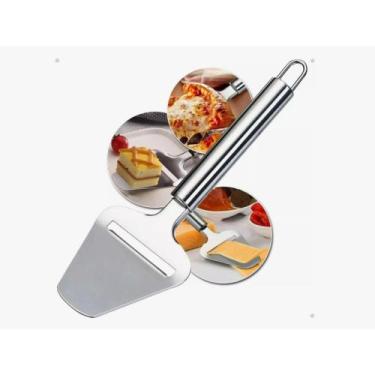 Imagem de Plaina Fatiador Para Queijo Frios Manual Aço Inox 23cm C2421 - JW SHOP