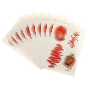 Imagem de Luxshiny 10 Folhas de Adesivos Realistas para Cicatrizes, Feridas E Hematomas Falsos, Temporários para O Dia da Mentira, Halloween, Festas, Multicoloridos