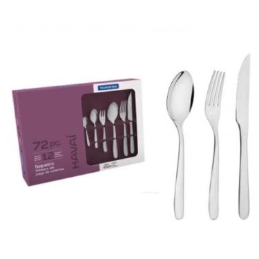 Imagem de Faqueiro Tramontina Havai  Inox Facas para Churrasco Acabamento em Bri