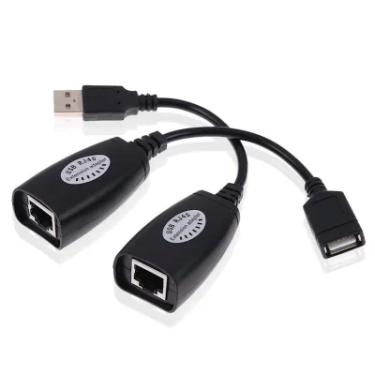 Imagem de Conversor Adaptador Extensão USB x RJ45 (USB-RJXT) 45 Metros