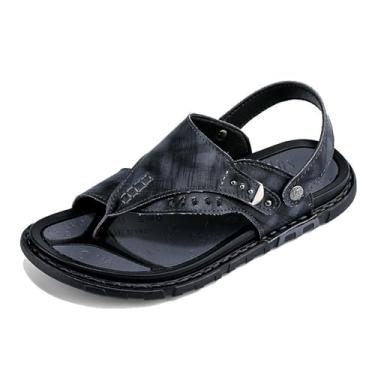 Imagem de Sandálias De Praia Antiderrapantes Para Homem Com Suporte Ortopédico Para Arco De Verão, Joanete Valgo, Chinelos Da Moda Fascite Plantar Chinelos Ortopédicos, Valgo, Joanete, Sintomas(Dark gray,41 EU)