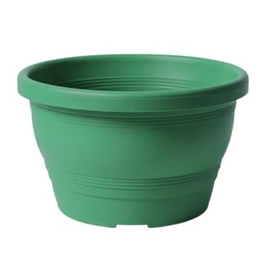 Imagem de Vaso Plástico Cuia Modelo Veneza 1,2 Litros Colorido Para Jardim Vertical, Decoração Rosa do Deserto, Samambaia (Verde Escuro, 25 Unidades)