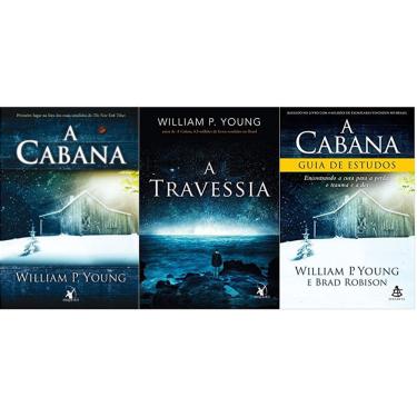 Imagem de Kit 3 livros A cabana + A travessia + A cabana Guia de estudos