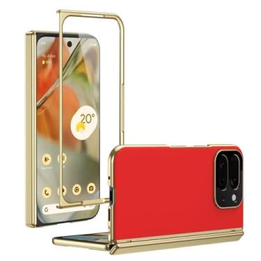Imagem de LTLMYDAM Capa elegante para Google Pixel 10 Pro Fold, capa protetora de tela integrada, vermelha, 10 Pro Fold