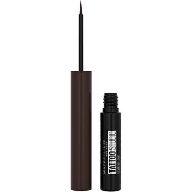 Imagem de Maybelline TattooStudio Tinta Líquida Longwear Maquiagem Líquida Delineador, Marrom Henna Escuro, 1 unidade