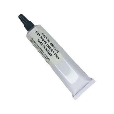 Imagem de Cola De Contato Cor Preto Liquida 40Gr Para Chinelos - So Produto