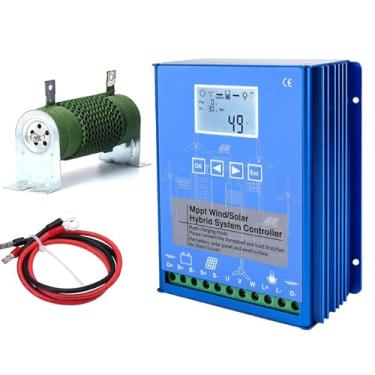 Imagem de 220V,HYZHANHONG 8000W Off Grid com Descarregador Controlador Solar Vento Híbrido, 12V 24V 48V 220V Bateria MPPT Controlador de Carga Controlador Automático para Casa, Barco, Luz de Rua