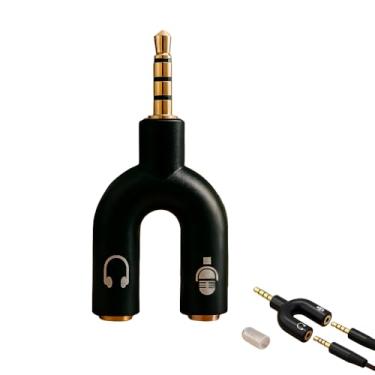Imagem de Adaptador Y P2 Para P3 Splitter Áudio E Microfone 3.5mm Divisor De Som Para Fone De Ouvido E Headset Compatível Com PC Smartphone Controle De Vídeo Game Xbox Playstation Cor Sortida