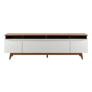 Imagem de Rack Flynt ST 219 cm Canella com Off White Fosco