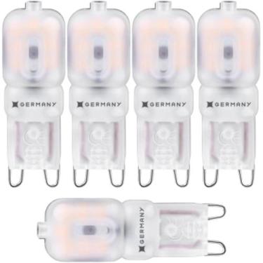 Imagem de 5 lampada g9 led 220v 2,5w amarelo 2.400k germany halopin - BLUMENAU