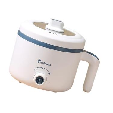 Imagem de Generic Panela elétrica portátil para arroz, panela multifuncional para cozinhar macarrão, para ramen, aveia, macarrão, bife, bolinho de massa, Sem Vaporizador