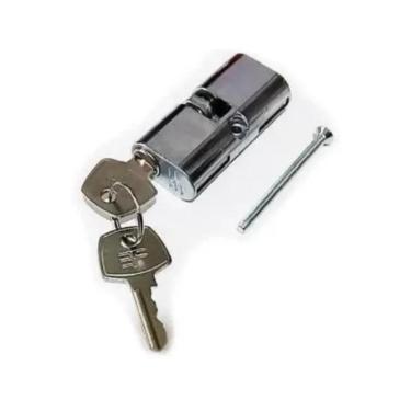 Imagem de Cilindro Miolo Para Fechadura Haga H1000 Cromado  Grosso 