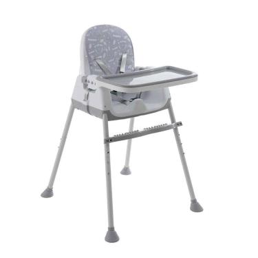 Imagem de Cadeira De Alimentação Bebê Portátil Zest Maxi Baby - Cinza