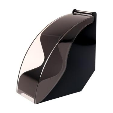 Imagem de Suporte de filtro de café, suporte de papel de filtro de café V60 sólido à prova de poeira, organizador de armazenamento versátil, elegante, suporte de filtro de café para bancada (preto)