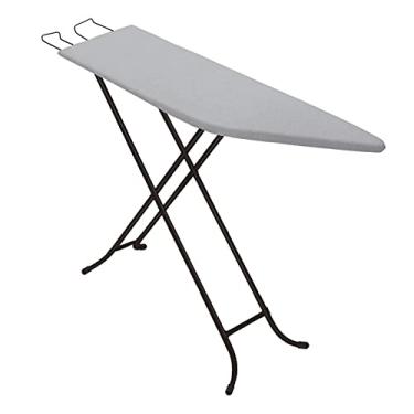 Imagem de Tábua de Passar em Aço Preto Brilhante com Forro Térmico, Suporte para Ferro e Regulagem de Altura PR210 Utimil